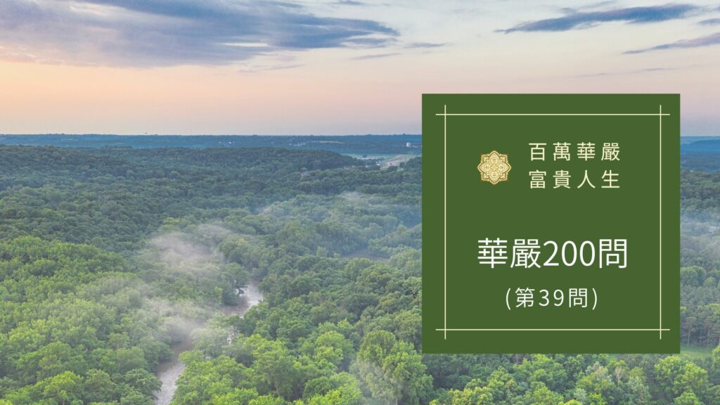 大方廣佛華嚴經【第39問】