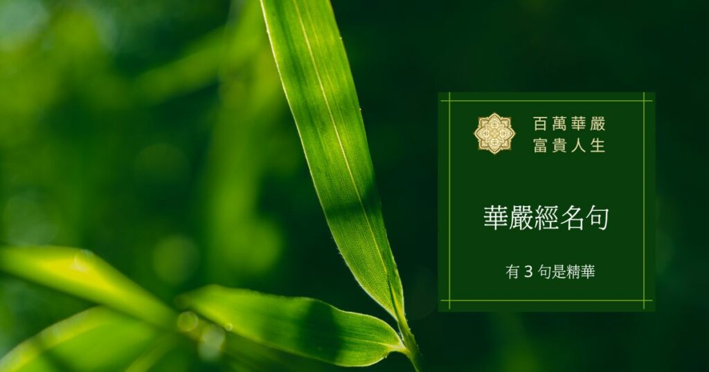 華嚴經名句